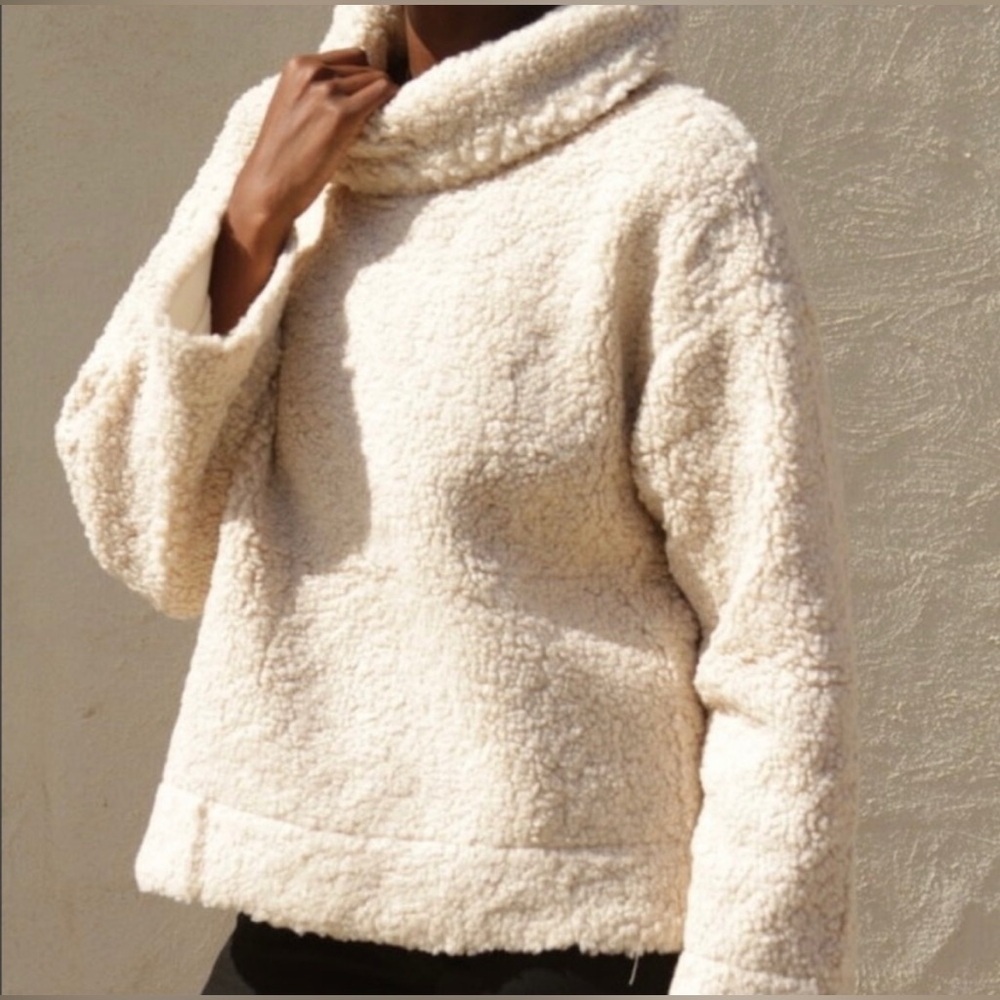 7115 by Szeki Sherpa Funnel Neck Fleece Pullover